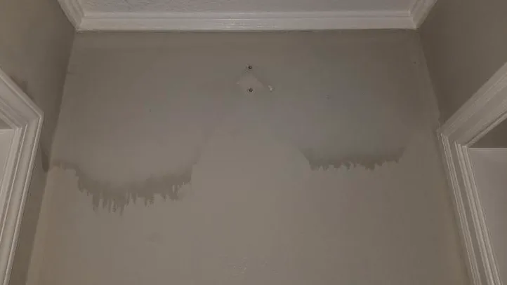 water-running-down-walls-needing-water-damage-restoration-services