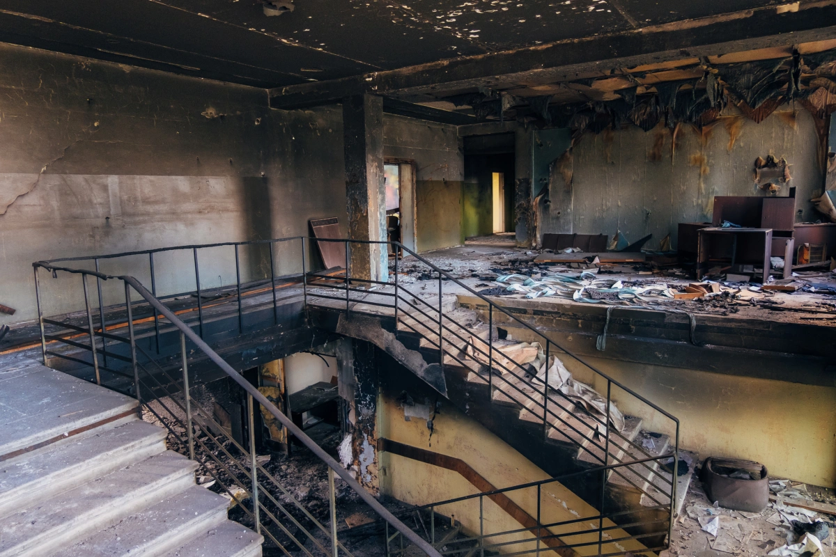 commercial fire damage restoration herriman ut